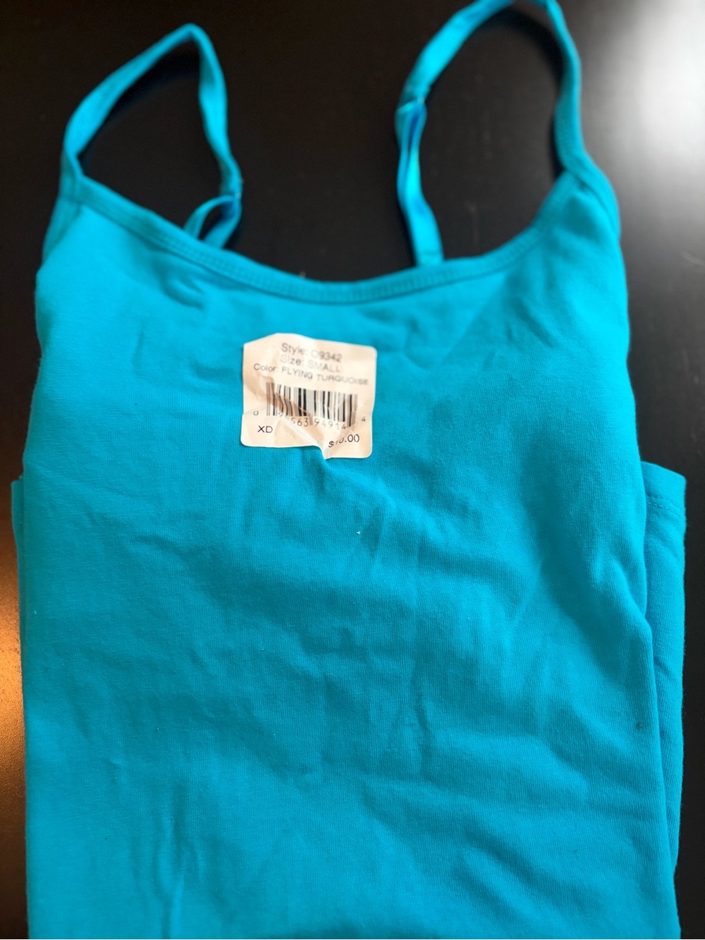 Hanes Turquoise Spaghetti Strap Camisole